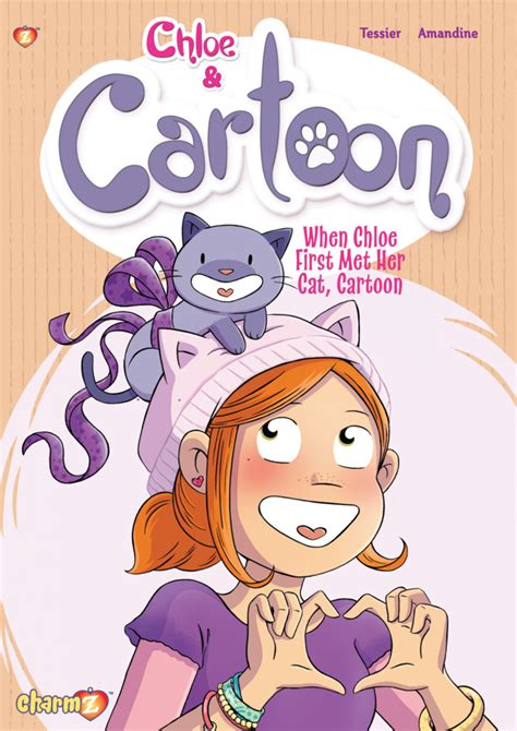 Chloe & Cartoon: When Chloe First Met Her Cat, Cartoon.